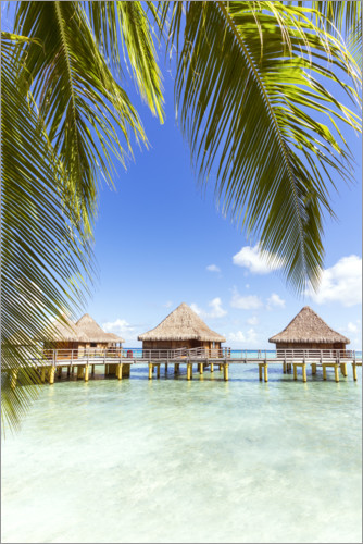 Poster Resort in Polynesia