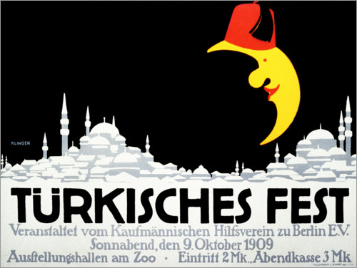 Poster Turkish festival (German)