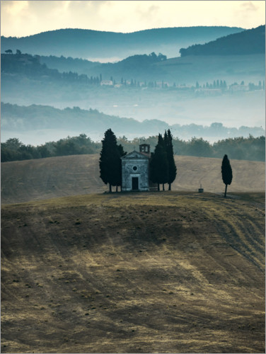 Poster Small chapel in Tuscany