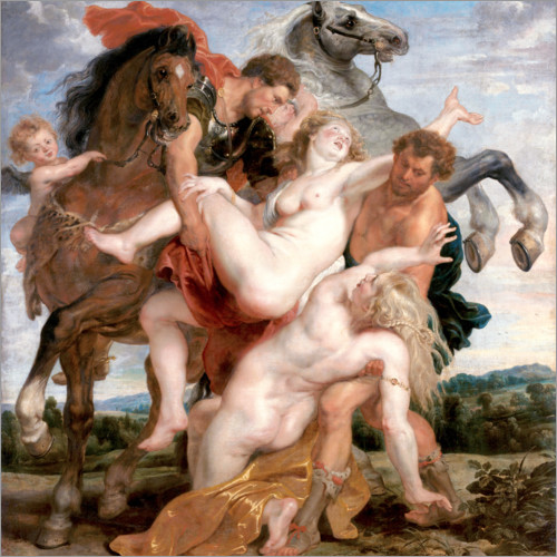 Poster The Rape of the daughters of Leukippos