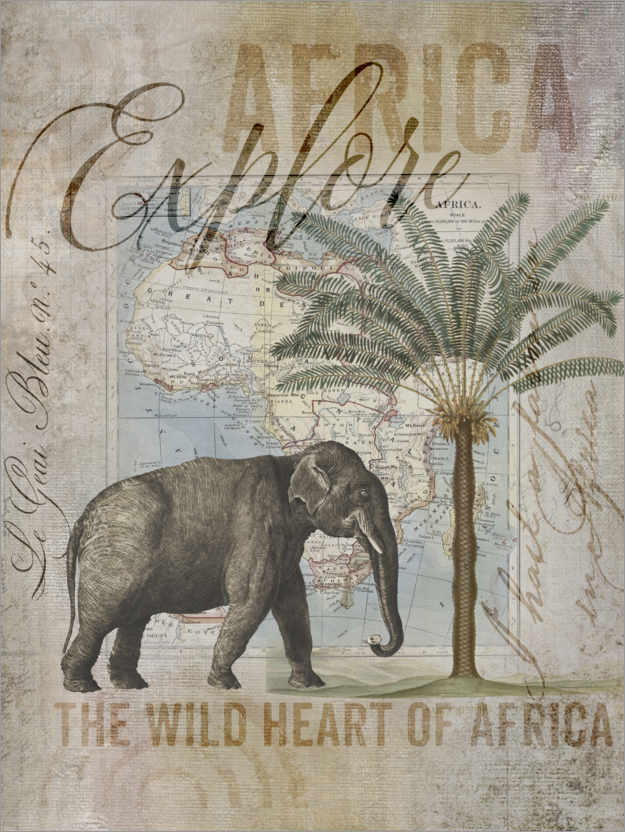 Poster Africa Wild Heart