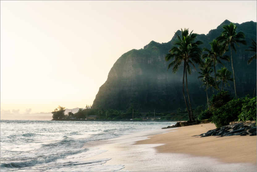 Poster Tropical beach in Hawaii