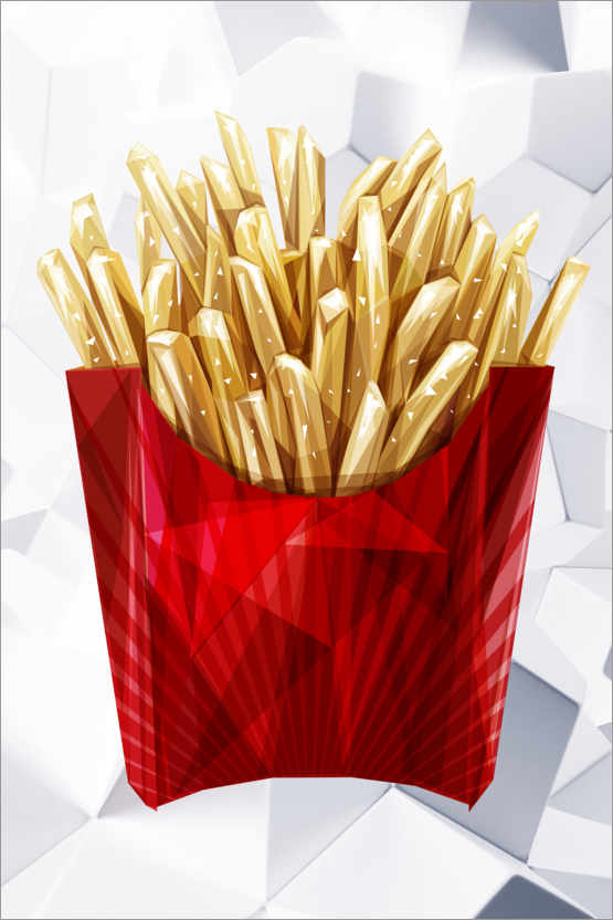 Poster French fries