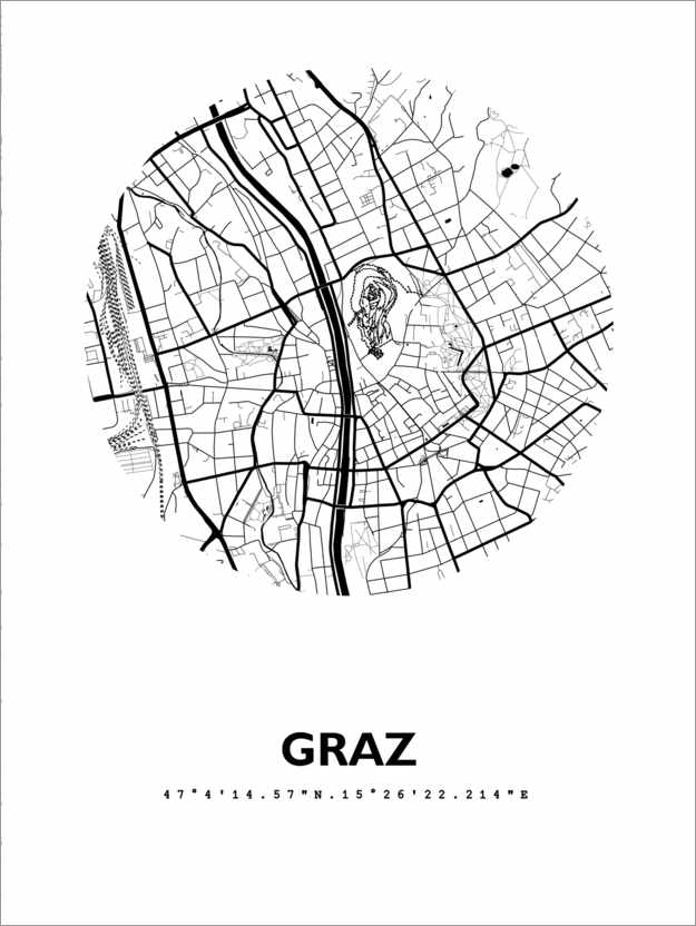 Poster Map of Graz
