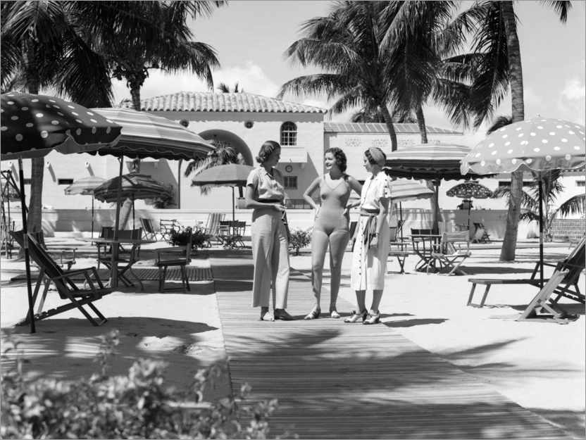 Poster Club Hotel Miami Beach, Florida, 1930s