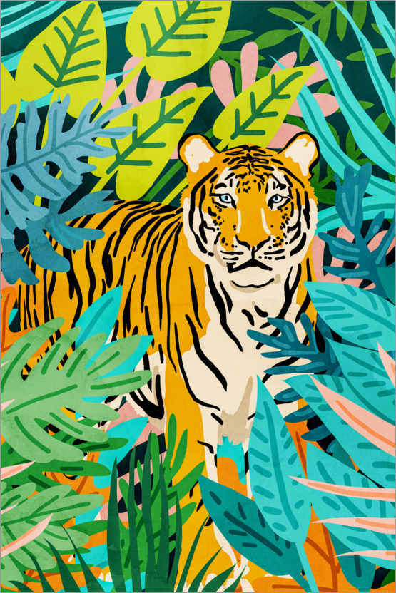 Poster Endangered tiger