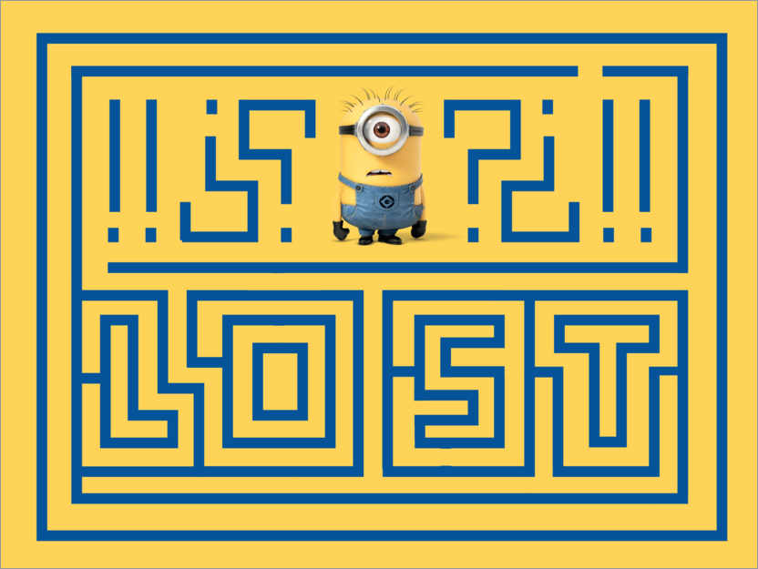 Poster Minion Maze