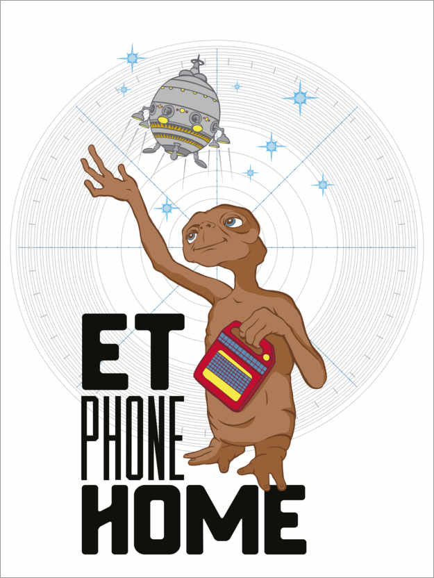 Poster E.T. - Phone Home