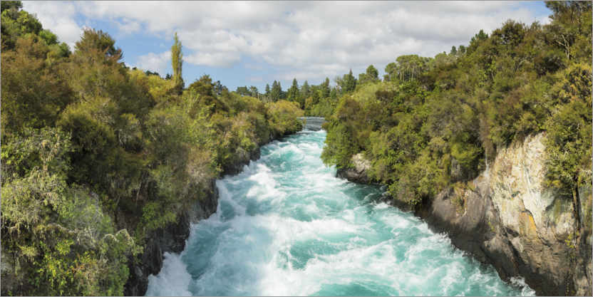 Poster Huka Falls, New Zealand