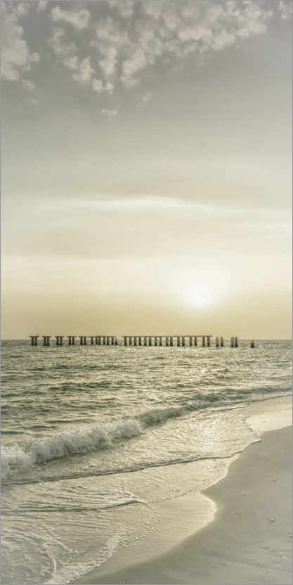 Poster Idyllic sunset in Florida