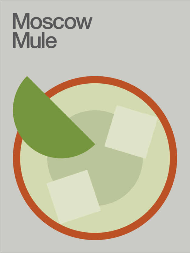 Poster Moscow Mule Cocktail