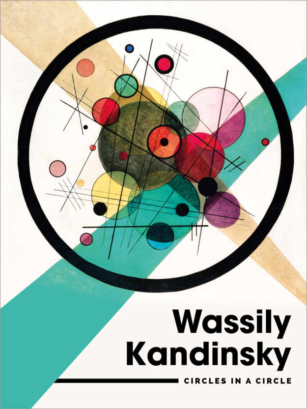 Poster Kandinsky - Circles in a circle