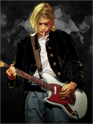 Poster  Kurt Cobain - Nikita Abakumov