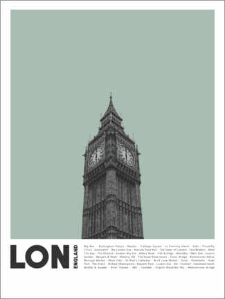 Poster Attractions in London II