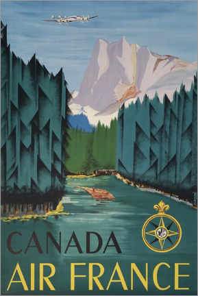 Acrylic print  Canada - Vintage Travel Collection