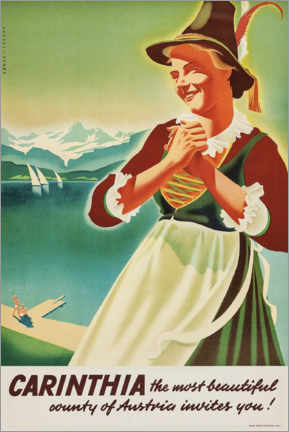 Poster Carinthia, Austria