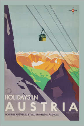 Poster Holidays in Austria