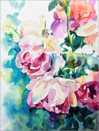 Acrylic print  Rose Garden