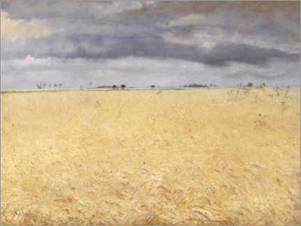 Poster A rye field