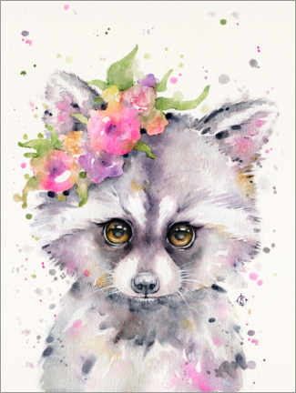 Poster Little Raccoon