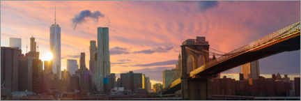 Poster Brooklyn panorama