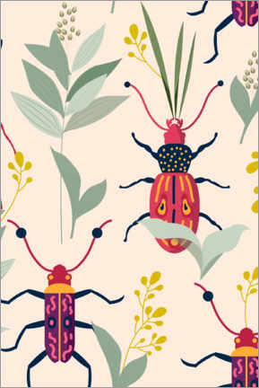 Poster Summer Bugs