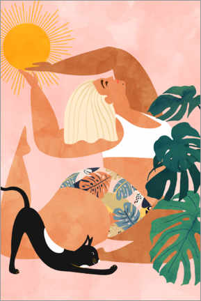 Poster Tropical Yoga