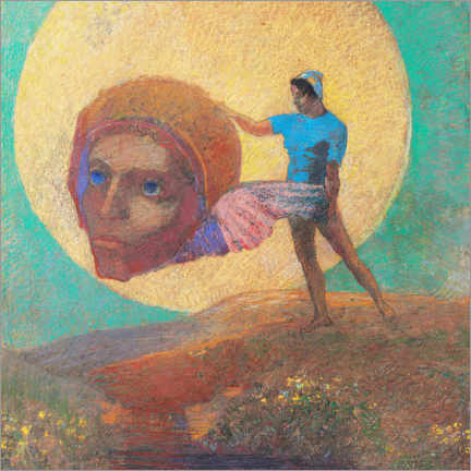 Poster Figure wearing an ailee head