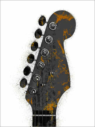 Poster Guitar, detail II