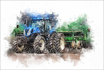 Canvas print  Tractor V - Peter Roder