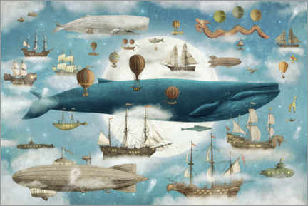 Canvas print  Ocean Meets Sky - Terry Fan