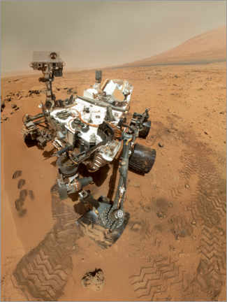 Canvas print  Curiosity - Self-Portrait on Mars - NASA