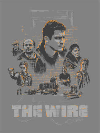 Acrylic print  The Wire, season 2 - The Usher designs