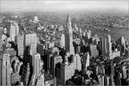 Foam board print  Historic New York - Chrysler Building, 1932 - Christian Müringer