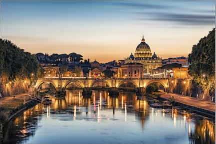 Gallery print  Rome in the evening - Manjik Pictures