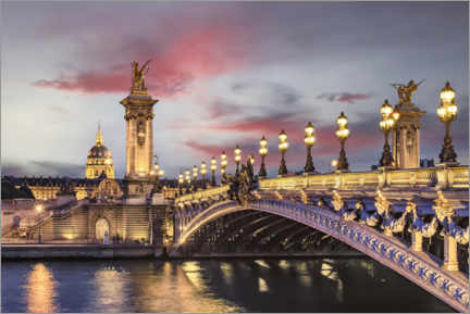 Poster Romantic Paris