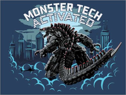 Canvas print  Monster Tech Activated