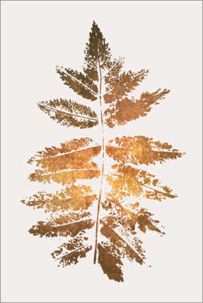 Poster Oak Leaf Print
