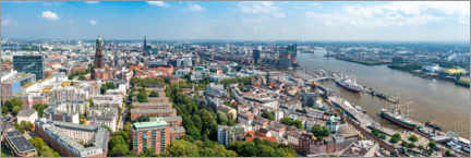 Poster Hamburg panorama