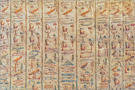 Poster Ancient hieroglyphics
