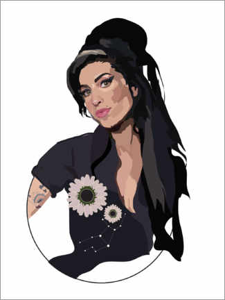 Acrylic print  Amy Winehouse - Anna McKay