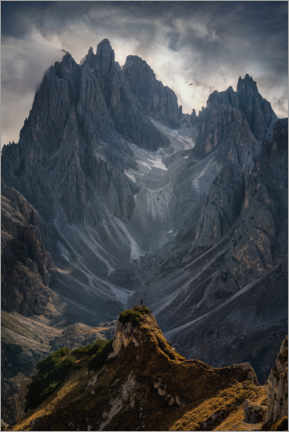 Poster Fantastic mountains of the Dolomites