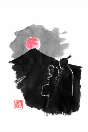 Poster Fuji couple