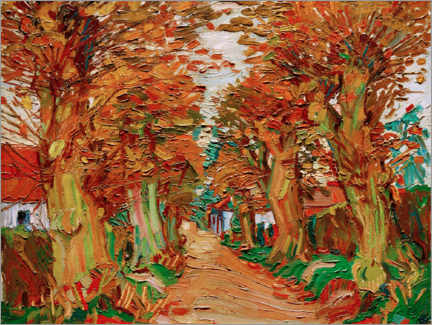 Wall sticker  Avenue of Linden Trees - Peter August Böckstiegel