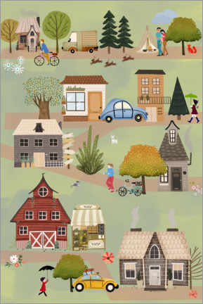 Poster Little village