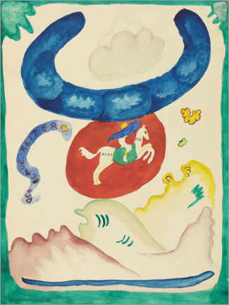Gallery print  The Blue Rider - Wassily Kandinsky