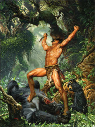 Acrylic print  Tarzan of the Apes - Joe Jusko