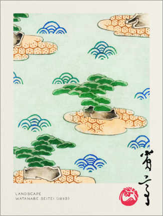 Canvas print  Landscape - Watanabe Seitei