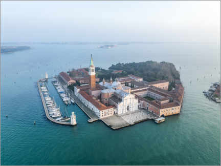 Poster Die Insel San Giorgio Maggiore in Venedig