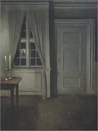 Poster Interior With Two Candles